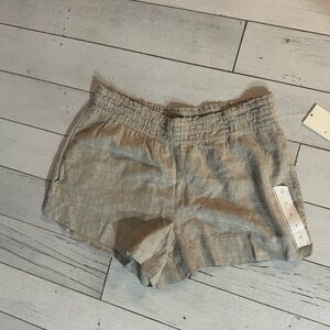 A New Day Textured Beige Shorts